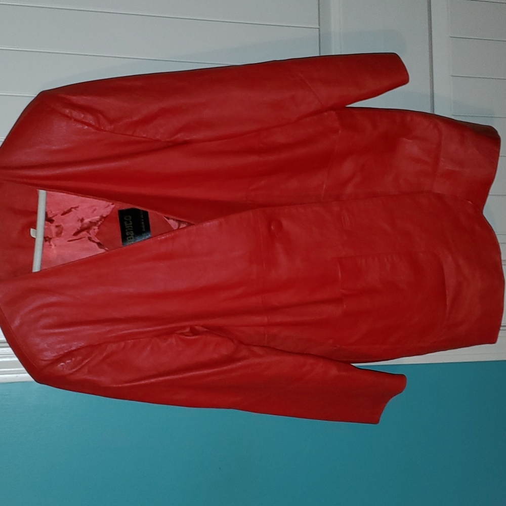 Mashco leather blazer